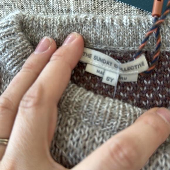 THE SUNDAY COLLECTIVE Alpaca Argyle Sweater, Multi 6Y NWT - Picture 3 of 4